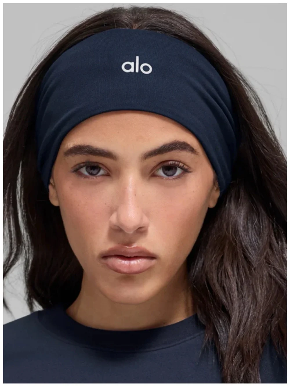 Alo Performance Conquer Headband in Navy ~ OS ~ NWT